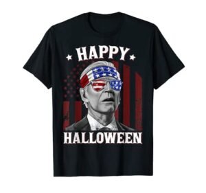 happy halloween funny joe biden confused 4th of july 2023 t-shirt