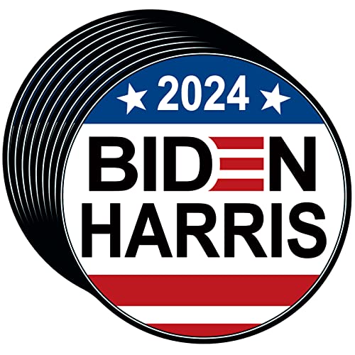 YINENA 100Pcs Biden Harris 2024 Election Stickers and Decal for Car Motorcycles Helmets Laptop Window Waterproof Decor 3x3 Inch