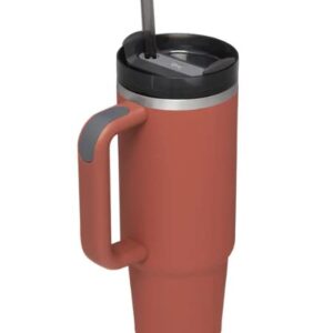 Stanley The Quencher H2.0 FlowState Tumbler (Soft Matte) | 30 OZ Red Rust