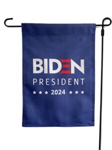 biden, 2024, president, outdoor/indoor, lawn flag, 12” x 18”
