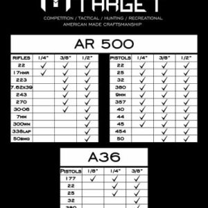 Steel Shooting Targets Magnum Target 3/8" AR500 Reactive Welded Flipping Walking Jumping Jack 4" - 1pc