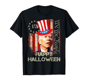 joe biden confused patriotic merry christmas for 4th of july t-shirt