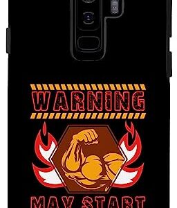 Galaxy S9+ Jumping Jack Funny Workout Humor Gym Fitness Health Case
