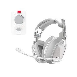 Microphone Replacement for Astro A40 TR A40 Gaming Headset, Detachable Noise Cancellation White Mic with Foam Cover, Works on PS5 PS4 Xbox Series X/S