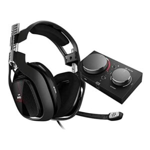 astro gaming certified manufacturer refurbished a40 tr wired headset + mixamp pro tr with dolby audio for playstation 5, playstation 4, pc, mac - black/blue