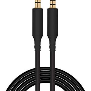 Replacement Astro A40 A10 A30 A50 Gaming Headset 3.5mm Audio Cable Extension Cord Compatible with Playstation 4 PS4, MixAmp, PC Gaming and Smartphone, No Mute & Volume Control Button