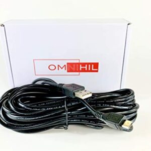 OMNIHIL 30 Feet Long High Speed USB 2.0 Cable Compatible with Astro Gaming MixAmp Pro TR for PS4