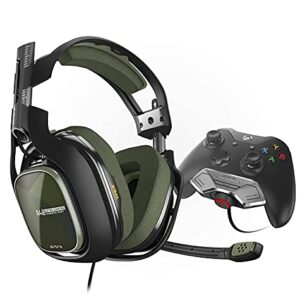 ASTRO Gaming A40 TR Headset w/MixAmp M80 for Xbox One, Mod Kit Compatible, Gaming Headset for Xbox One, PC - Bulk Packaging - Black/Olive