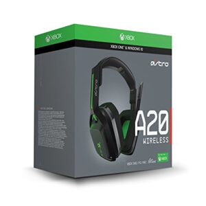 ASTRO Gaming A20 Wireless Headset for Xbox One, PC & Mac – Black/Green