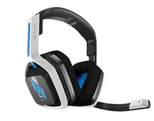 astro gaming a20 wireless headset gen 2 for playstation 5, playstation 4, pc & mac - white/blue (renewed)