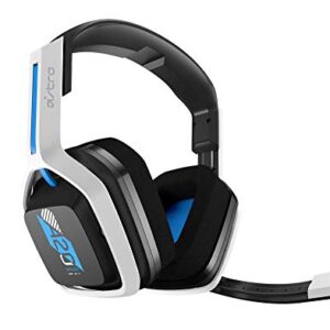 ASTRO Gaming A20 Wireless Headset Gen 2 for PlayStation 5, PlayStation 4, PC & Mac - White/Blue (Renewed)