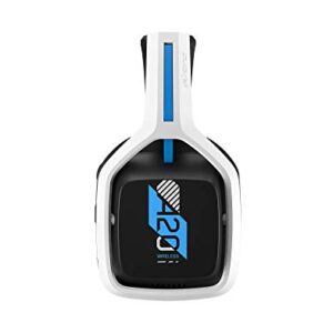 ASTRO Gaming A20 Wireless Headset Gen 2 for PlayStation 5, PlayStation 4, PC & Mac - White/Blue (Renewed)