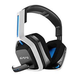 ASTRO Gaming A20 Wireless Headset Gen 2 for PlayStation 5, PlayStation 4, PC & Mac - White/Blue (Renewed)