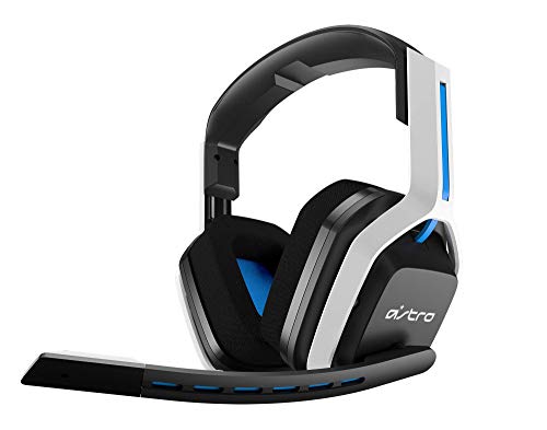 ASTRO Gaming A20 Wireless Headset Gen 2 for PlayStation 5, PlayStation 4, PC & Mac - White/Blue (Renewed)