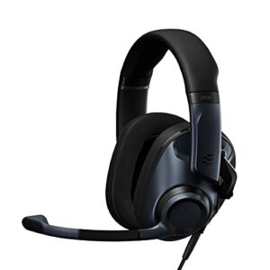 epos h6pro - closed acoustic gaming headset with mic - over-ear headset – lightweight - lift-to-mute - xbox headset - ps4 headset - ps5 headset - pc/windows headset - gaming accessories (black)