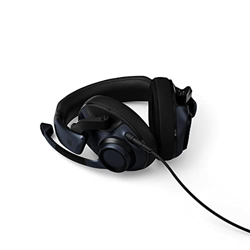 EPOS H6Pro - Closed Acoustic Gaming Headset with Mic - Over-Ear Headset – Lightweight - Lift-to-Mute - Xbox Headset - PS4 Headset - PS5 Headset - PC/Windows Headset - Gaming Accessories (Black)