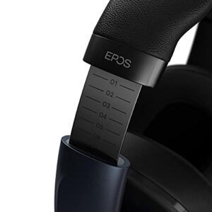 EPOS H6Pro - Closed Acoustic Gaming Headset with Mic - Over-Ear Headset – Lightweight - Lift-to-Mute - Xbox Headset - PS4 Headset - PS5 Headset - PC/Windows Headset - Gaming Accessories (Black)