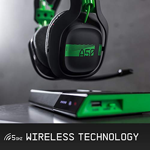 ASTRO Gaming A50 Wireless Dolby Gaming Headset - Black/Green - Xbox One and PC