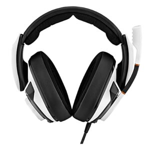 EPOS I Sennheiser GSP 601 Gaming Headset, Noise-Cancelling Mic, Flip-to-Mute, Ergonomic Headband, Foam Ear Pads, Compatible with PC, Mac, PS4, PS5, Xbox Series X, Xbox One, & Nintendo Switch (White)