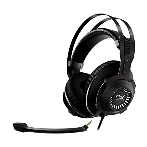 HyperX Cloud Revolver - Gaming Headset with HyperX 7.1 Surround Sound, Signature Memory Foam, Premium Leatherette, Steel Frame, Detachable Noise-Cancellation Microphone