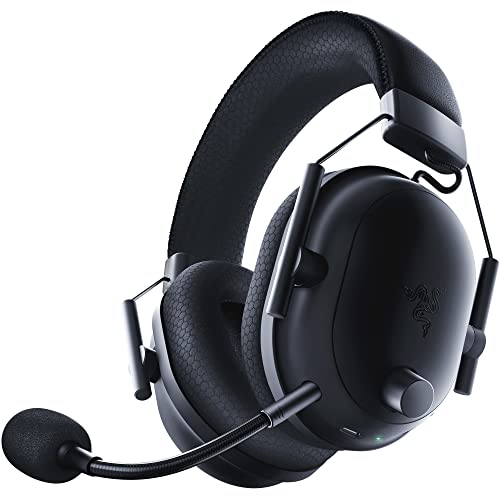 NEW Razer BlackShark V2 Pro Wireless Gaming Headset 2023 Edition: 50MM Titanium Drivers - HyperClear Super Wideband Mic - Noise-isolating Earcups - Ultra-Soft Memory Foam- 70 Hour Battery Life - Black