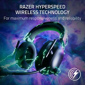 NEW Razer BlackShark V2 Pro Wireless Gaming Headset 2023 Edition: 50MM Titanium Drivers - HyperClear Super Wideband Mic - Noise-isolating Earcups - Ultra-Soft Memory Foam- 70 Hour Battery Life - Black