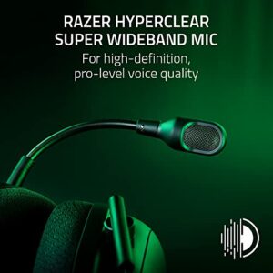 NEW Razer BlackShark V2 Pro Wireless Gaming Headset 2023 Edition: 50MM Titanium Drivers - HyperClear Super Wideband Mic - Noise-isolating Earcups - Ultra-Soft Memory Foam- 70 Hour Battery Life - Black