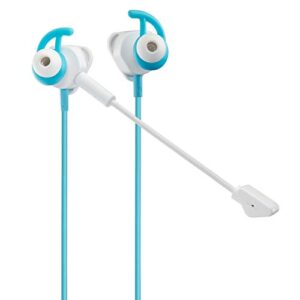 Turtle Beach Battle Buds In-Ear Gaming Headset for Mobile & PC with 3.5mm, Xbox Series X/S, Xbox One, PS5, PS4, PlayStation, Switch – Lightweight, In-Line Controls - White/Teal