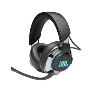 jbl quantum 800 - wireless over-ear performance gaming headset with active noise cancelling and bluetooth 5.0 - black (renewed)