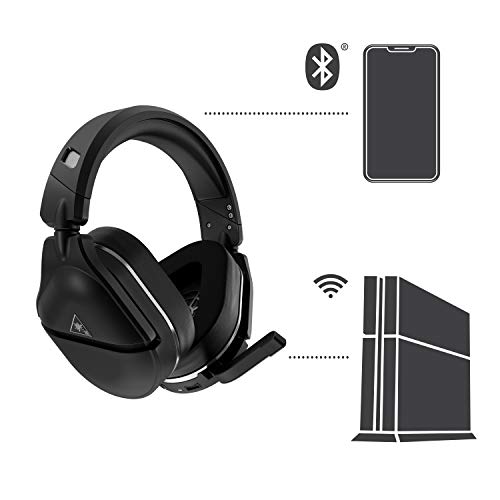 Turtle Beach Stealth 700 Gen 2 Wireless Gaming Headset for PS5, PS4, PS4 Pro, PlayStation & Nintendo Switch Featuring Bluetooth, 50mm Speakers, 3D Audio Compatibility, and 20-Hour Battery - Black