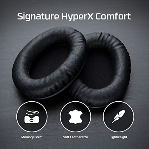 HyperX Cloud Stinger – Gaming Headset, Lightweight, Comfortable Memory Foam, Swivel to Mute Noise-Cancellation Mic, Works on PC, PS4, PS5, Xbox One, Xbox Series X|S and Mobile,Black