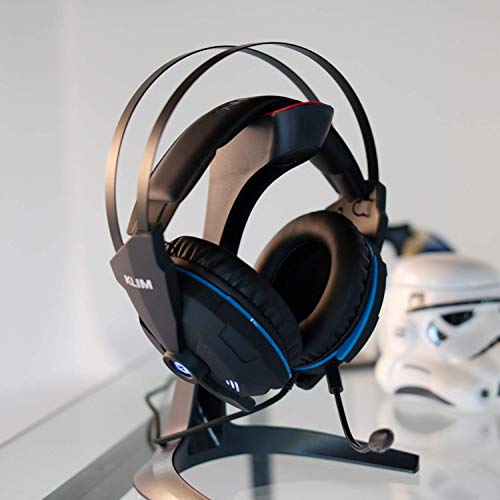 KLIM Impact - USB Gaming Headset - 7.1 Surround Sound + Noise Cancelling - High Definition Audio + Strong Bass - Video Games Headphones Audifonos with Microphone for PC Gamer PS4 - Noise Cancelling