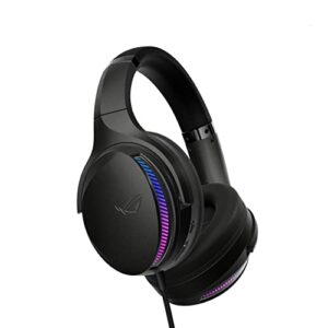 asus rog fusion ii 300 gaming headset (ai beamforming mic with noise canceling, 7.1 surround sound, 50mm driver, hi-res ess 9280 quad dac, usb-c, for pc, mac, ps4, ps5, switch)- black