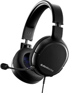 steelseries arctis 1 wired gaming headset 61425 for ps4 ps5 pc - black (renewed)