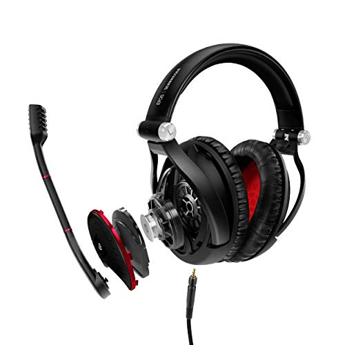 EPOS I SENNHEISER GAME ZERO Gaming Headset, Closed Acoustic with Noise Cancelling Microphone, Foldable, Flip-to-mute, Ligthweight, PC, Mac, Xbox One, PS4, Nintendo Switch, and Smartphone compatible.