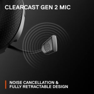 SteelSeries Arctis Nova 1 Multi-System Gaming Headset, Hi-Fi Drivers, Spatial Audio, Comfort Design, Durable, Ultra Lightweight, Noise-Cancelling Mic- Black (Renewed)