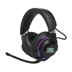 jbl quantum 910 wireless gaming headset, black, large
