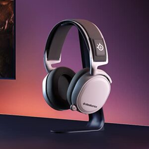 SteelSeries Arctis 7+ Wireless Gaming Headset – Lossless 2.4 GHz – 30 Hour Battery Life – USB-C – 7.1 Surround – for PC, PS5, PS4, Mac, Android and Switch – White (Renewed)