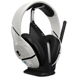 skullcandy plyr1 7.1 surround sound wireless gaming headset, white (smpyfy-072)