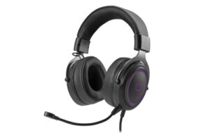 cooler master ch331 gaming headset virtual 7.1 surround sound, omnidirectional mic, durable aluminum frame, rgb illumination, detachable omni-directional boom mic, usb connectivity (ch-331)