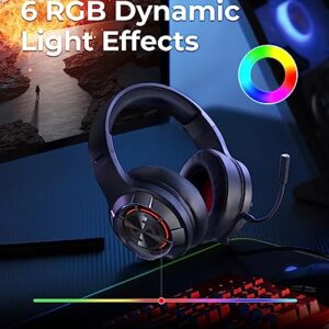 HECATE by Edifier G30 II Wired Gaming Headset, 7.1 Virtual Surround Sound Gaming Headphones with Detachable Noise Cancelling Microphone for PC/MAC/PS4/PS5, RGB Lighting