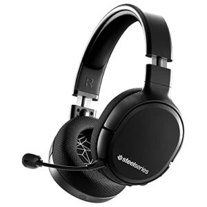 steelseries arctis 1 wireless - wireless gaming headset - usb-c wireless - detachable clearcast microphone - for pc, ps5, ps4, nintendo switch, android, black
