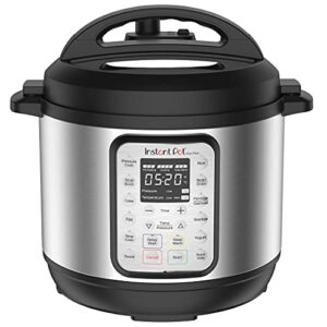 instant pot duo plus 9-in-1 electric pressure cooker, slow cooker, rice cooker, steamer, sauté, yogurt maker, warmer & sterilizer, includes free app with over 1900 recipes, stainless steel, 6 quart