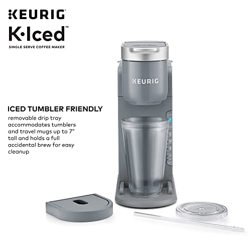 Keurig K-Iced Single Serve Coffee Maker, Gray