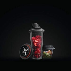 Vitamix Blending Cup and Bowl Starter Kit for Vitamix Ascent and Venturist machines, Clear, 20 oz. cup and 8 oz. bowl