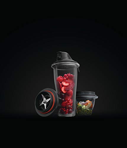 Vitamix Blending Cup and Bowl Starter Kit for Vitamix Ascent and Venturist machines, Clear, 20 oz. cup and 8 oz. bowl