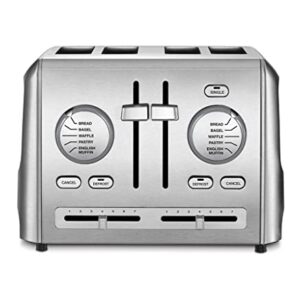 Cuisinart CPT-640P1 4-Slice Custom Select Toaster, Stainless Steel