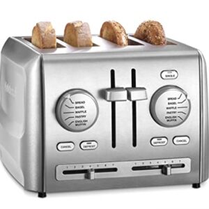 Cuisinart CPT-640P1 4-Slice Custom Select Toaster, Stainless Steel