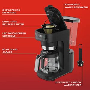 Instant Infusion Brew Plus 12 Cup Drip Coffee Maker, From The Makers of Instant Pot, with Adjustable Brew Strength, Removable Water Reservoir, and Warming Plate with 3 Temperature Settings, Black