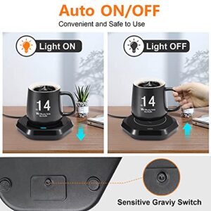 Coffee Mug Warmer, Smart Coffee Cup Warmer with Pressure-Induced Auto On/Off, Coffee Accessories for Home Office Desk